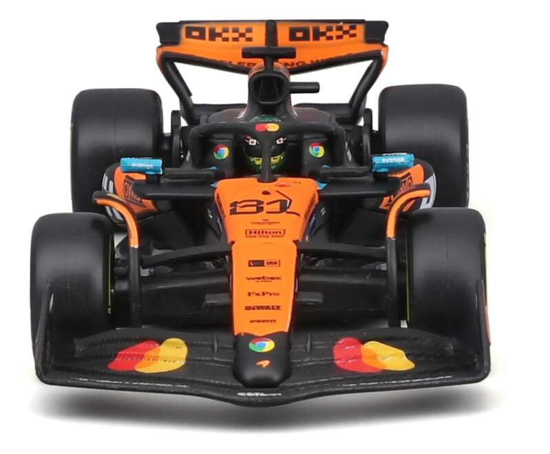 Model McLaren F1 MCL39 BBurago #81 Oscar Piastri 2025 v měřítku 1:43 Signature