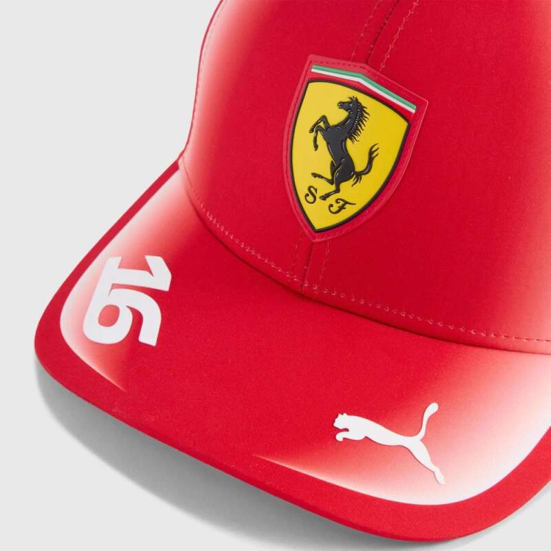Dětská kšiltovka Charles Leclerc Scuderia Ferrari F1 x Puma - týmová edice
