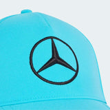 Modrá kšiltovka George Russell Mercedes AMG Petronas F1 x Adidas - týmová edice