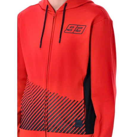 Volnočasová mikina s kapucí Marc Marquez STRIPES 93