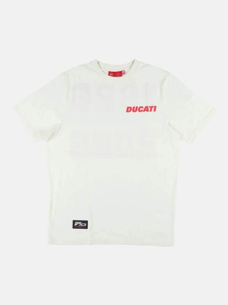 Pánské tričko Ducati Corse bílé - edice 100th years DUCATI