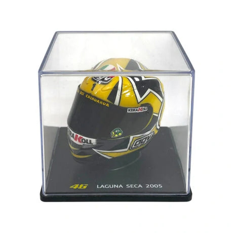 Model helmy Valentino Rossi MotoGP v měřítku 1:5 – Laguna Seca 2005