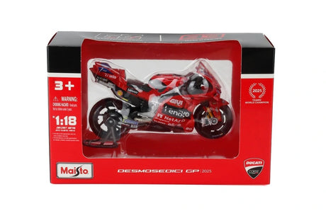 Model Maisto Ducati MotoGP GP25 v měřítku 1:18 – Francesco Bagnaia #63