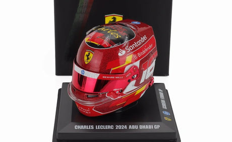 Model helmy Charles Leclerc LookSmart v měřítku 1:5 – SF Abu Dhabi 2024