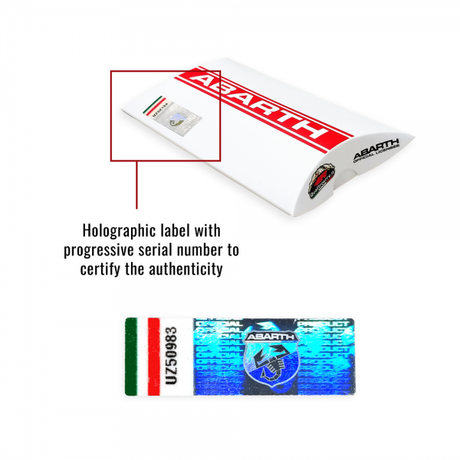 Abarth klíčenka BADGE kovová