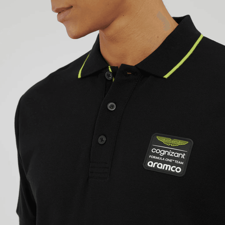 Aston Martin F1 Team volnočasová polokošile černá