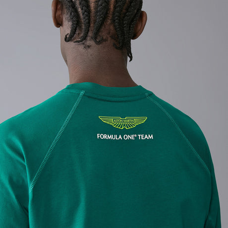 Aston Martin F1 Team volnočasové tričko LOGO zelené