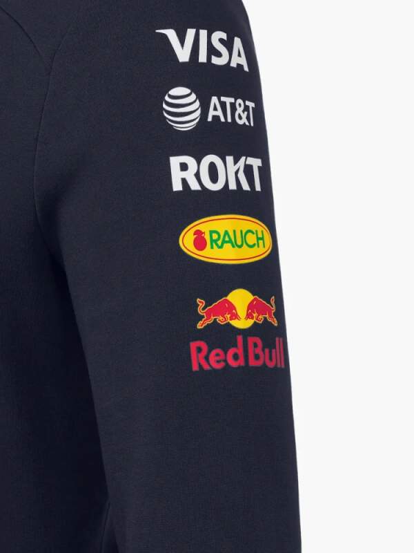Týmová mikina s kapucí Oracle Red Bull Racing s logy sponzorů