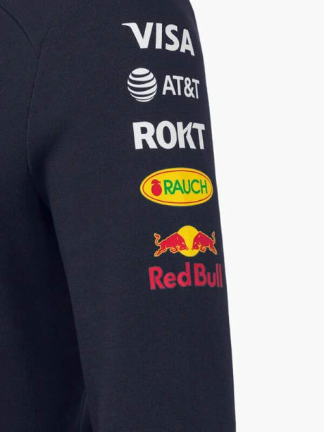Týmová mikina s kapucí Oracle Red Bull Racing s logy sponzorů