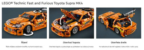 LEGO stavebnice model Rychle a Zběsile Toyota Supra MK4