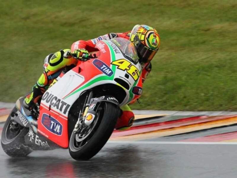 Model přilby MotoGP Valentino Rossi Ducati 2012