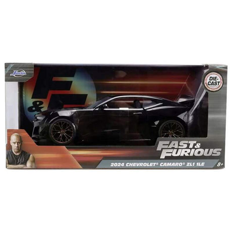 Model Chevrolet Camaro 2024 ZL1 1LE černý - Rychle a zběsile