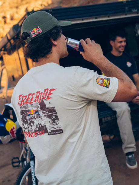 Tričko Red Bull Rampage FREERIDE – krémově bílé